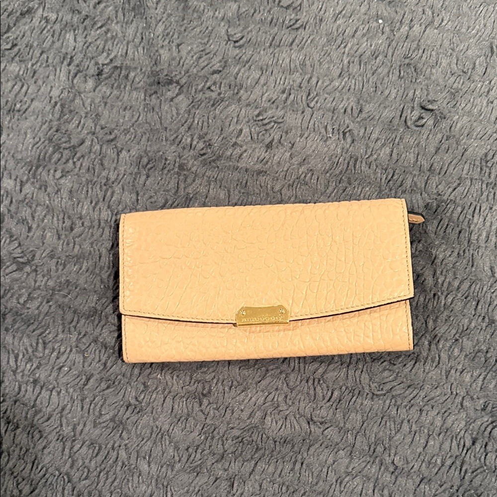 Burberry Beige Leather Wallet